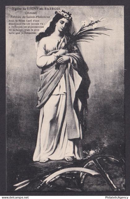 FRANCE, Vintage postcard, Ligny-en-Barrois, The Church