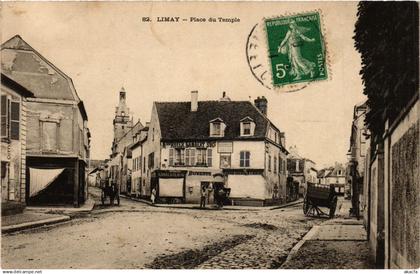 CPA LIMAY - Place du Temple (359553)
