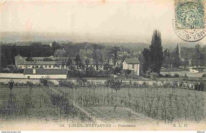 94 - Limeil Brevannes - Panorama - CPA - Oblitération ronde de 1907 - Voir Scans Recto-Verso