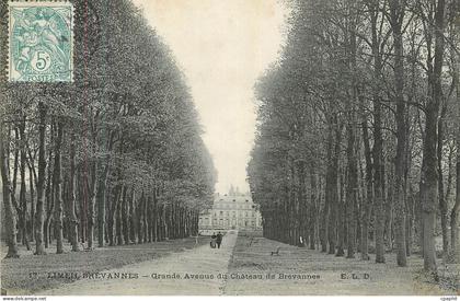 CPA Limeil Brevannes Grande Avenue du Chateau de Brevannes