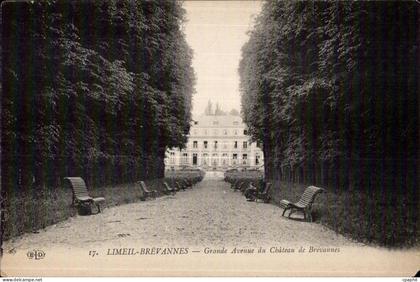 CPA Limeil Brevannes Grande Avenue du Chateau de Brevannes