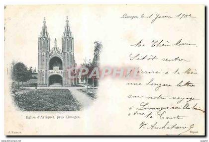 CPA Limoges Eglise d'Arliquet pres Limoges