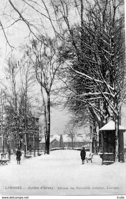 LIMOGES JARDIN D'ORSAY (SOUS LA NEIGE)