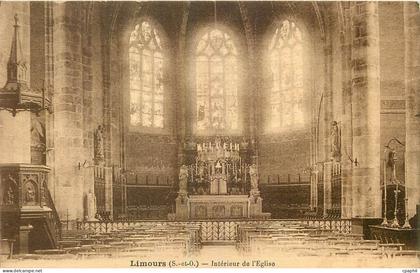 CPA Limours S et O Interieur de l'Eglise