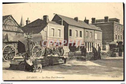 CPA Livarot La Place Paul Banaston TOP