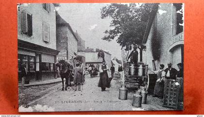 CPA (46) LIVERNON. Rue de la Fromagerie. (Bt11.424)
