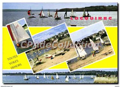 CPSM Locquirec toutes voiles dehors