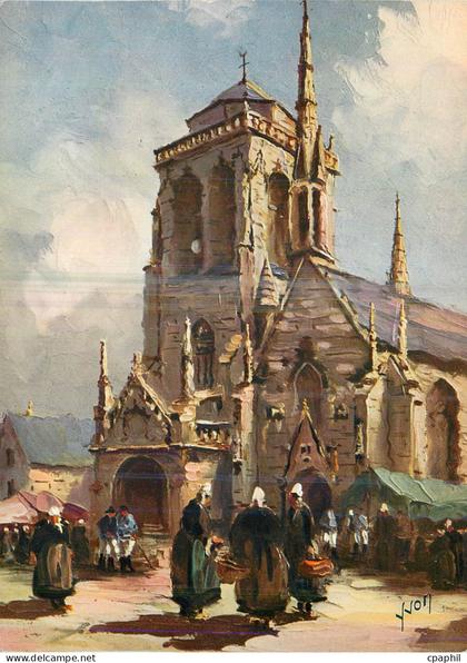 CPM Locronan (Finistere) l'Eglise