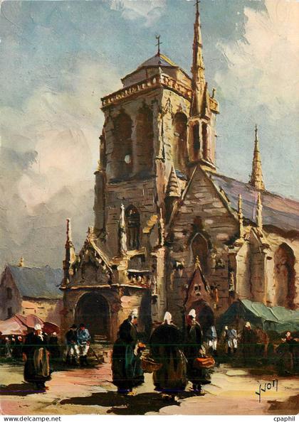 CPM Locronan (Finistere)L'Eglise