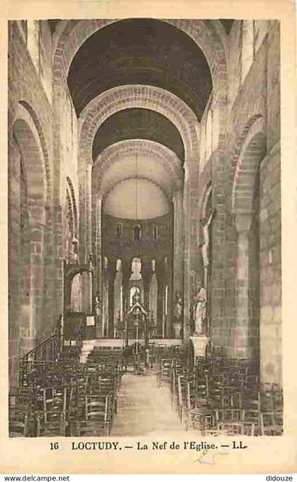 29 - Loctudy - La Nef de l'Eglise - CPA - Voir Scans Recto-Verso
