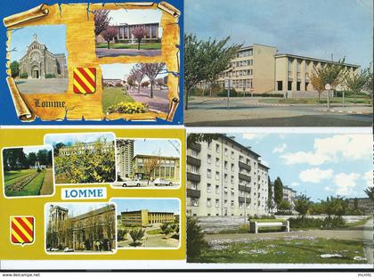 11 cartes  -  Lomme  -  (Nord) -