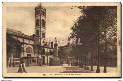 Lorient CPA La place Bisson