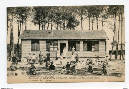sanatorium de kerpape près de lorient infirmerie de l'annexe des sapins.