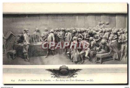 CPA Paris Chambre des Deputes Bas Relief des Etats Generaux