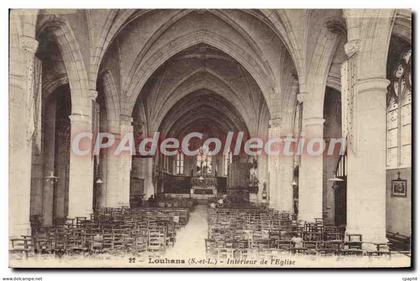 CPA Louhans Interieur de l'Eglise