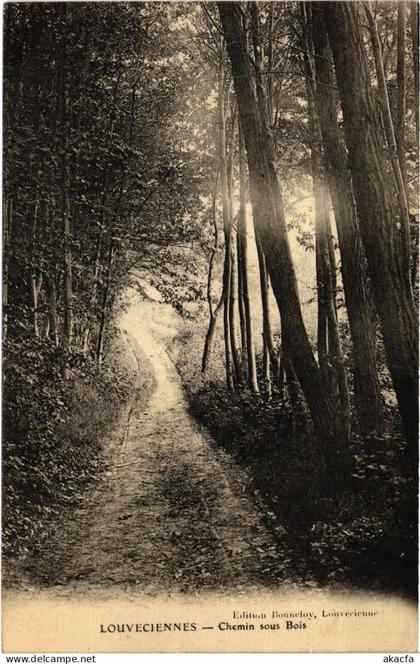 CPA Louveciennes Chemin sous Bois FRANCE (1378742)