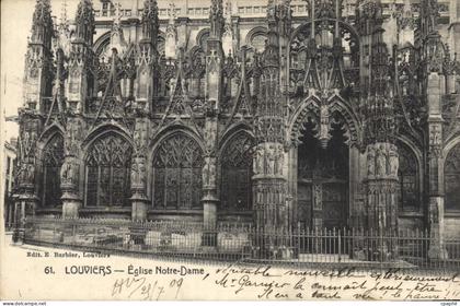 CPA Louviers Eglise Notre Dame