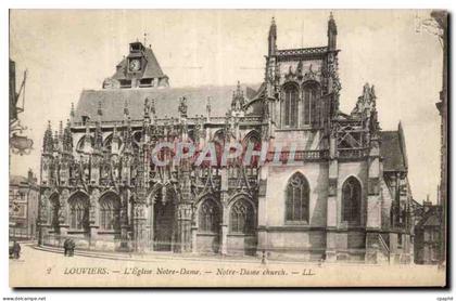CPA Louviers l'eglise Notre Dame