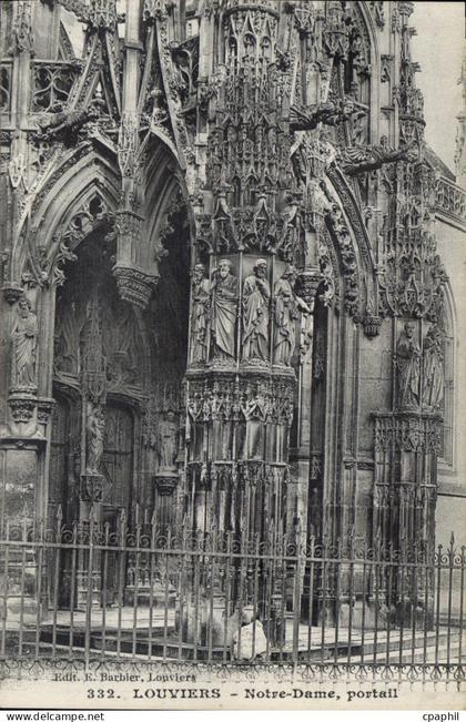 CPA Louviers Notre Dame portail