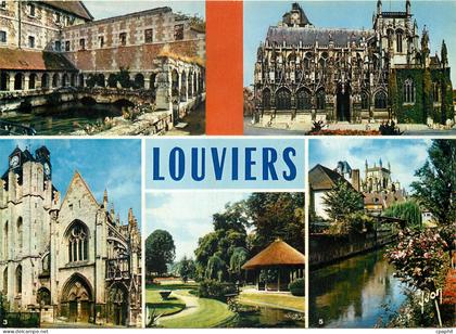 CPM Louviers Eure Ancient Couvent de St Francois Eglise Notre Dame de Louviers