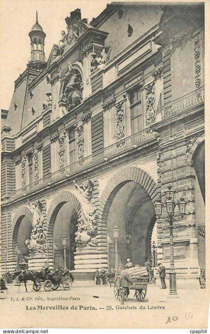 CPA Les Merveilles de Paris 20 Guichets du Louvre
