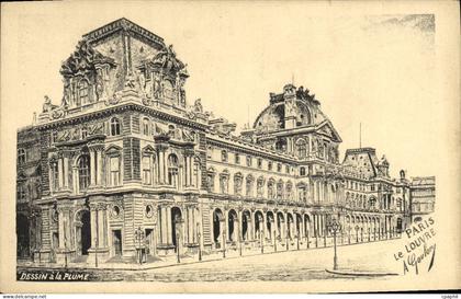 CPA Paris Le Louvre