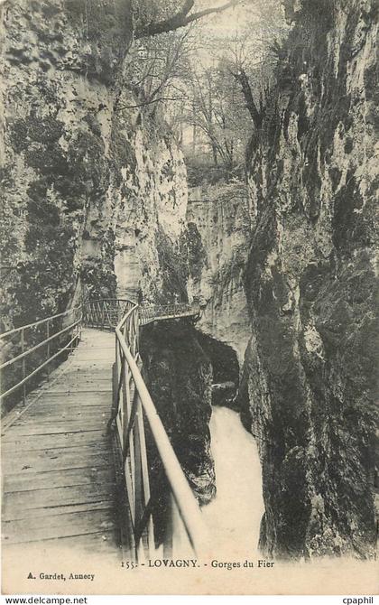 CPA Lovagny Gorges du Fier