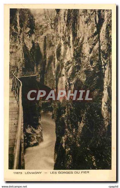 CPA Lovagny les Gorges du Fier