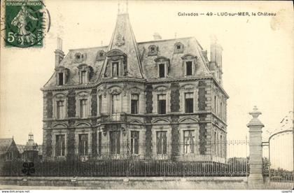 CPA Luc Sur Mer le chateau