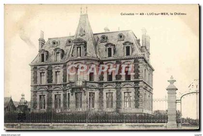 CPA Luc sur mer le chateau