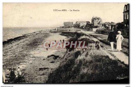 CPA Luc sur mer le moulin