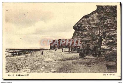 CPA Luc Sur Mer Les Falaises