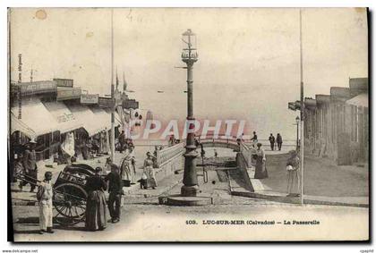 CPA Luc Sur Mer Passerelle
