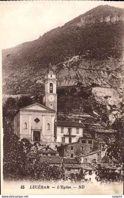 CPA Luceram L'Eglise