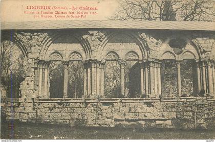 CPA Lucheux Somme le château