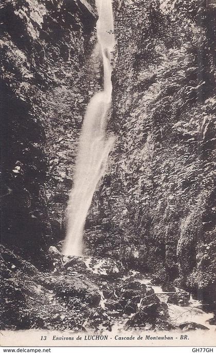 CPA LUCHON -cascade de montauban