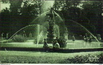 CPA Lucon fontaines du jardin dumaine