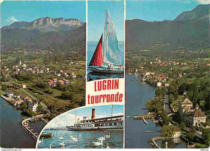 Carte Postale - 74 - Lugrin - Tourronde - Multivues - Bateaux - Voile - Lac Léaman - CPM - Voir Scans Recto-Verso - Posc
