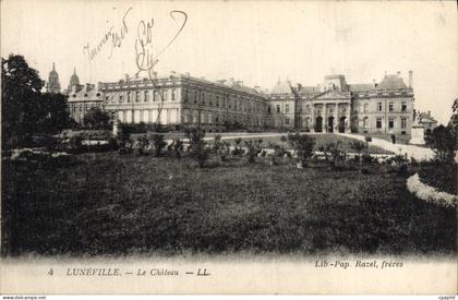 CPA Luneville Le Chateau