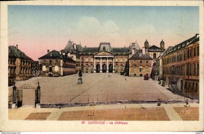 CPA Luneville Le Chateau