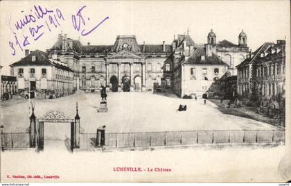 CPA Luneville Le Chateau
