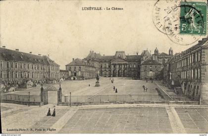 CPA Luneville Le Chateau
