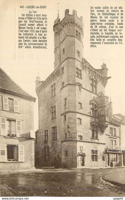 CPA Luxeuil les Bains la Tour
