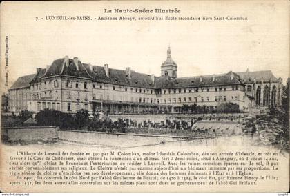 Luxeuil les Bains - Ancienne Abbaye - CPA