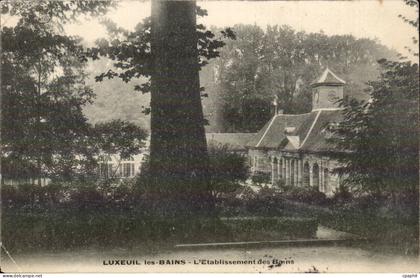 Luxeuil les Bains CPA Etablissement des bains