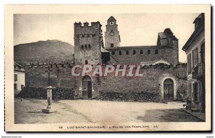CPA Luz Saint Sauveur L'Eglise Des Templiers