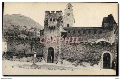 CPA Luz Saint Sauveur L'Eglise des Templiers