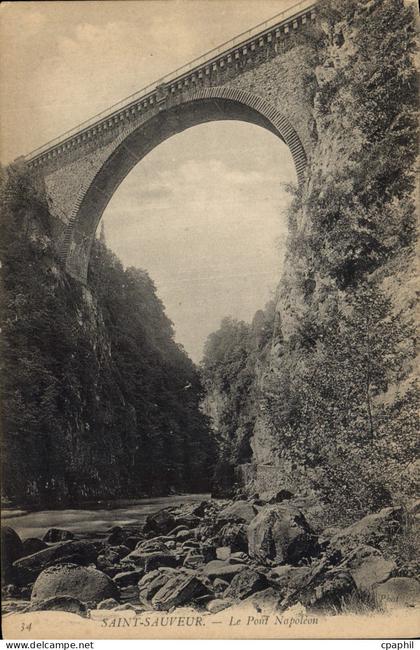 CPA Saint Sauveur le Pont Napoleon