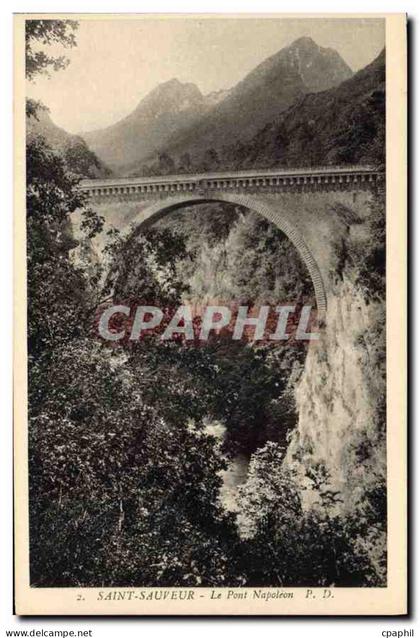 CPA Saint Sauveur Le Pont Napoleon