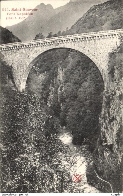 CPA Saint Sauveur Pont Napoleon